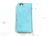 Blue rose floral phone leather wallet removable case for iPhone X XS XR 11 12 Pro Max 8 7 6s Galaxy S20 S10 S9 Note 20 8 9 10 Plus MN2412