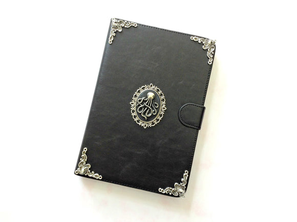 Octopus ipad leather case, handmade ipad cover for M4 iPad Pro 11