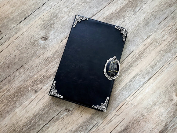 Owl ipad leather case, handmade ipad cover for M4 iPad Pro 11