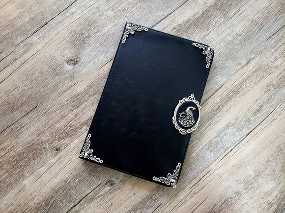 Peacock ipad leather case, handmade ipad cover for M4 iPad Pro 11