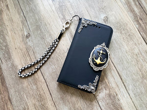 Anchor phone wallet removable case for iPhone X XS XR 12 13 14 pro max 8 7 Plus Galaxy S22 S21 S20 Ultra S10 Note 20 Plus MN1253