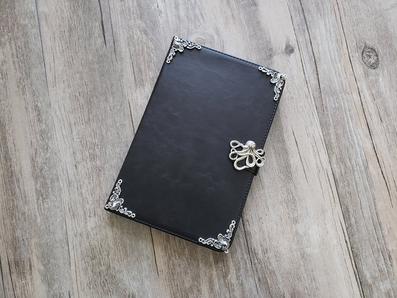 Octopus ipad leather case, handmade ipad cover for M4 iPad Pro 11