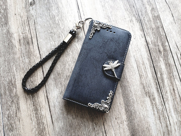 Dragonfly phone wallet removable case for iPhone X XS XR 11 Pro Max 8 7 6 Plus Galaxy S10 S9 S8 Plus S7 Edge Note 8 9 10 Plus MN1301