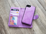 Mermaid phone leather wallet removable case for iPhone X XS XR 11 12 Pro Max 8 7 6s Galaxy S20 S10 S9 S8 Note 20 8 9 10 Plus MN1046