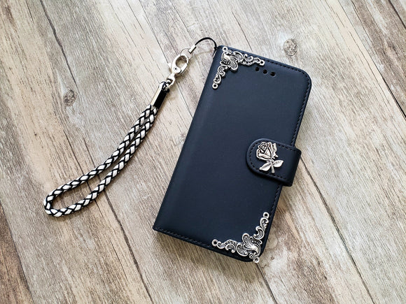 Flower phone wallet removable case for iPhone X XS XR 12 13 14 pro max 8 7 Plus Galaxy S22 S21 S20 Ultra S10 S9 S8 Note 20 10 Plus MN1230