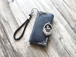 Gothic Unicorn phone leather wallet removable case for iPhone X XS XR 11 Pro Max 8 7 6s Plus Galaxy S20 S10 S9 S8 Note 8 9 10 Plus MN0889