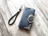 Gothic rose phone leather wallet removable case for iPhone X XS XR 11 Pro Max 8 7 6 6s Plus Galaxy S20 S10 S9 S8 Note 8 9 10 Plus MN0886