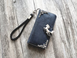 Horse phone wallet removable case for iPhone X XS XR 11 Pro Max 8 7 6 6s Plus Galaxy S10 S9 S8 Plus S7 Edge Note 8 9 10 Plus MN1305