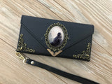 Cat envelope phone leather wallet case for iPhone X XS XR 13 14 pro max 8 7 6 Plus Galaxy S20 Ultra S10 S9 S8 Plus Note 8 9 10 Plus MN1603