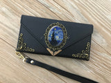 Starry Night envelope phone leather wallet case for iPhone X XS XR 13 14 pro max 8 7 Plus Galaxy S20 S10 S9 S8 Plus Note 8 9 10 Plus MN1627