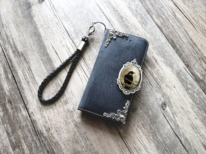 Crow phone wallet removable case for iPhone X XS XR 11 Pro Max 8 7 6 6s Plus Galaxy S10 S9 S8 Plus S7 Edge Note 8 9 10 Plus MN1699