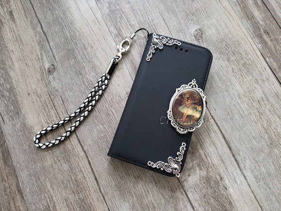 Two Dancers on Stage phone leather wallet removable case for iPhone X XR 12 13 14 pro max Plus Galaxy S22 S21 S20 Ultra Note 20 Plus MN1947