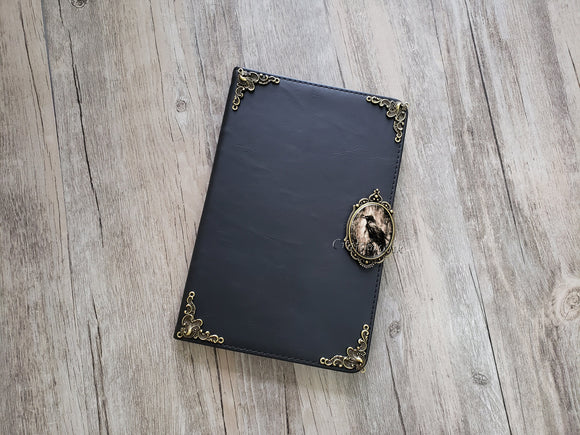 Antique Gothic Crow iPad leather case cover for M4 iPad Pro 11