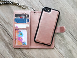 Rose phone leather wallet removable case for iPhone X XS XR 12 13 14 pro max 8 7 Plus Galaxy S22 S21 S20 Ultra S10 Note 20 10 Plus MN1170