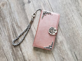 Rose phone leather wallet removable case for iPhone X XS XR 12 13 14 pro max 8 7 Plus Galaxy S22 S21 S20 Ultra S10 Note 20 10 Plus MN1170