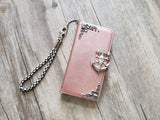 Skull anchor phone leather wallet removable case for iPhone X XS XR 12 13 14 pro max Plus Galaxy S22 S21 S20 Ultra Note 20 10 Plus MN0915