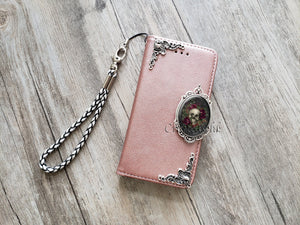 Antique gothic skull phone leather wallet removable case for iPhone X XS XR 12 13 14 pro max Plus Galaxy S22 S21 S20 Ultra Note 20 MN1723