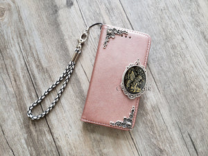 Gothic fairy phone leather wallet removable case for iPhone X XS XR 12 13 14 pro max Plus Galaxy S22 S21 S20 Ultra Note 20 10 Plus MN2227