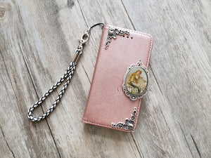 Victorian mermaid phone leather wallet removable case for iPhone X XS XR 12 13 14 pro max Galaxy S22 S21 S20 Ultra Note 20 10 Plus MN2251