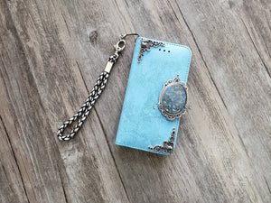 Almond Blossoms phone leather wallet removable case for iPhone X XS XR 11 12 Pro Max 8 7 6s Galaxy S20 S10 S9 S8 Note 20 8 9 10 Plus MN2398