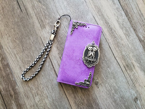 Gothic Twins Skull phone leather wallet removable case for iPhone X XS XR 11 12 Pro Max 8 7 Galaxy S20 S10 S9 S8 Note 20 8 9 10 Plus MN0622