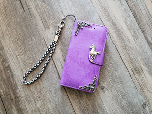 Horse phone leather wallet removable case for iPhone X XS XR 11 12 Pro Max 8 7 6 6s Galaxy S20 S10 S9 S8 Note 20 8 9 10 Plus MN1062