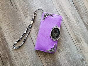 Gothic Floral Rose phone leather wallet removable case for iPhone X XS XR 11 12 Pro Max 8 7 6 Galaxy S21 S20 S10 Note 20 8 9 10 Plus MN2539