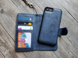 Spider phone leather wallet removable case for iPhone X XS XR 11 12 13 Pro Max 8 7 6 6s Galaxy S21 S20 S10 S9 S8 Note 20 8 9 10 Plus MN0777