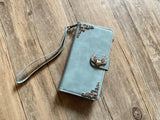 Heart Angel Wing Zipper leather wallet phone case for iPhone 15 Pro Max Galaxy S23 FE Z Fold 5 MN2932