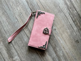 Trinity Celtic Knot Zipper leather wallet phone case for iPhone 15 Pro Max Galaxy Z Fold 5 MN2949