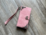 Cat on the Moon Zipper leather wallet phone case for iPhone 15 Pro Max Galaxy Z Fold 5 MN2941