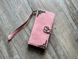 Heart Zipper leather wallet phone case for iPhone 15 Pro Max Galaxy Z Fold 5 MN2951