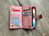 Victorian Mermaid Zipper leather wallet phone case for iPhone 15 Pro Max Galaxy Z Fold 5 MN2954