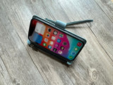 Dolphin Zipper leather wallet phone case for iPhone 15 Pro Max Galaxy S23 FE Z Fold 5 MN2935