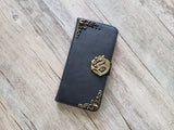 Dragon leather wallet handmade phone case cover for Apple / Samsung MN1052-icasecollections